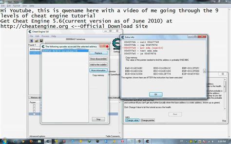 Does anyone have tutorial about using cheat engine for this.